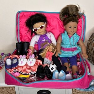 American Girl Dolls (2) Set with Clothes and Accessories